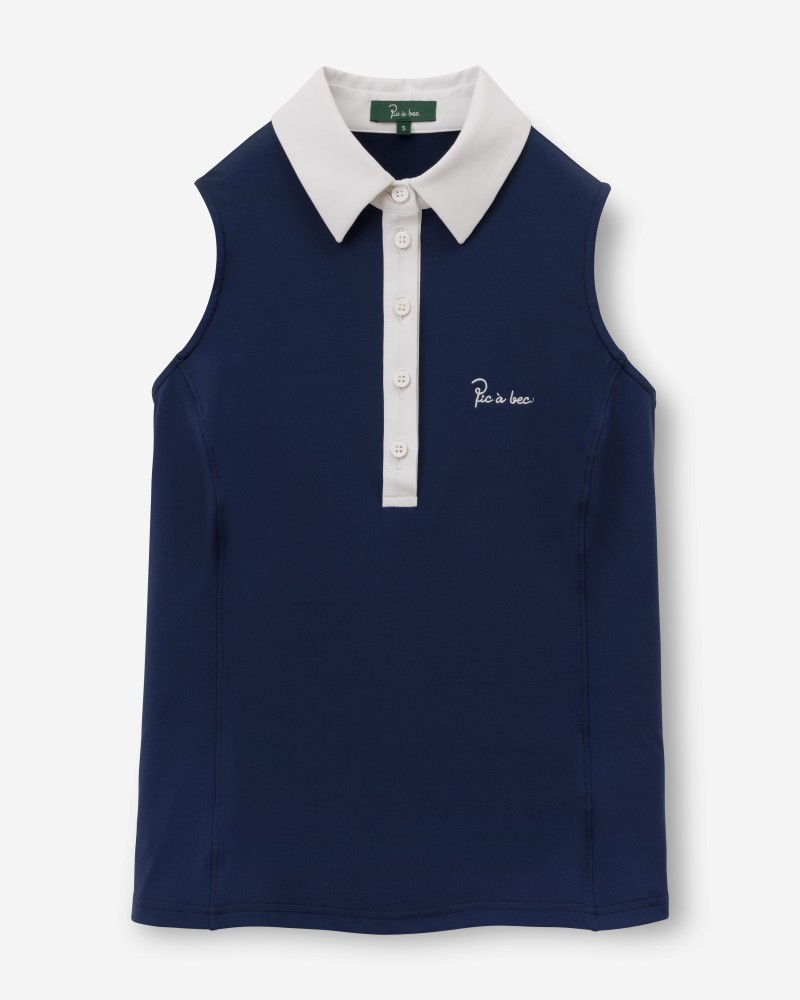 Polo damskie bez rękawów ELAN SLEEVELESS | PIC À BEC