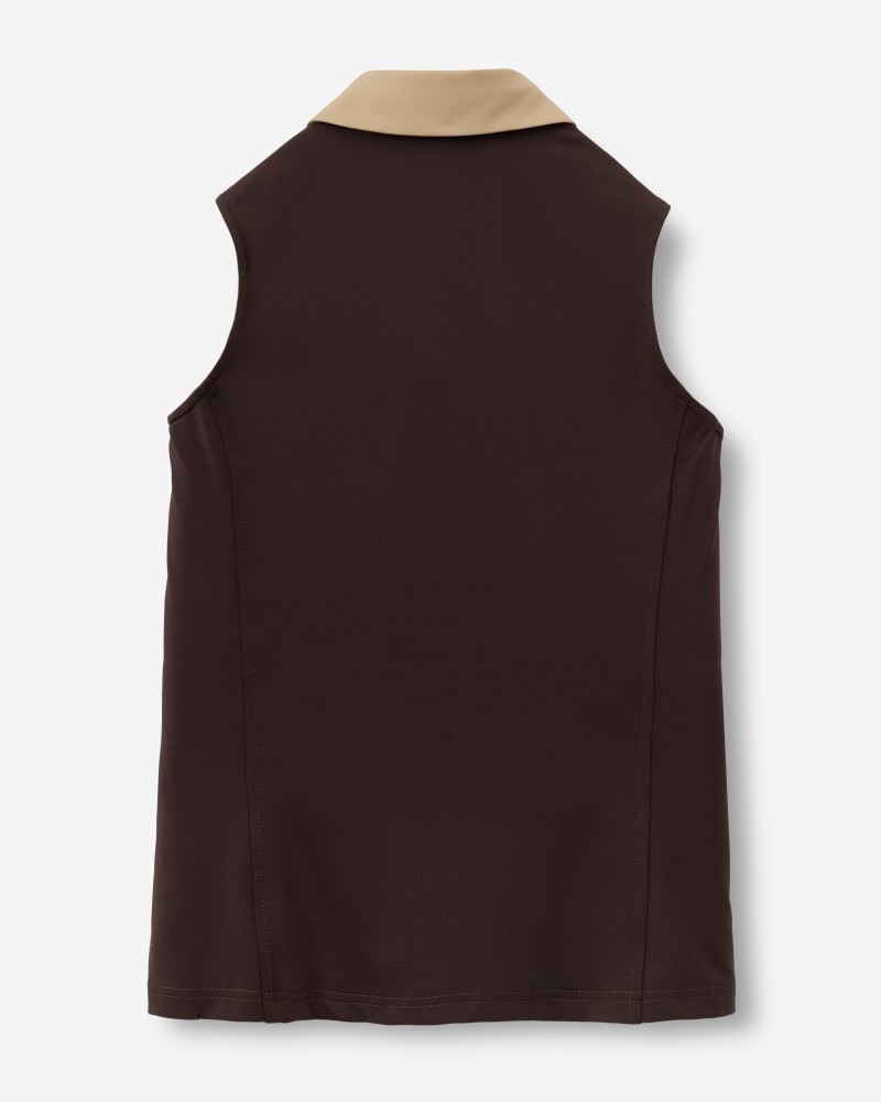 Polo damskie bez rękawów ELAN SLEEVELESS | PIC À BEC